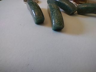 4 elementi parallelepipedo curvato  in giada puris