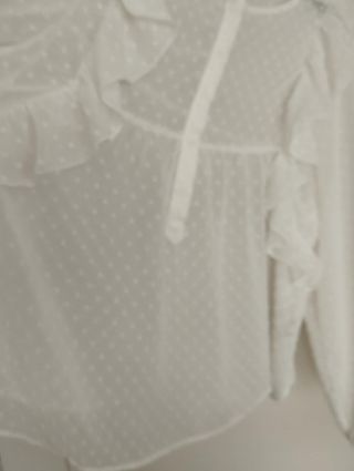 Blusa Plumeti Pull&Bear Blanca