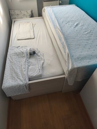 Cama nido con cajones,colchones no se venden