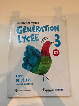 GENERATION LYCEE B2 ELEVE/CAHIER+CD+DVD