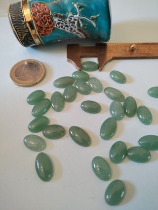 28 pietre giada avventurina mm 8x12