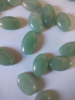 28 pietre giada avventurina mm 8x12