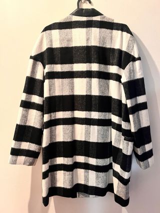 Abrigo Mango Cuadros Talla S