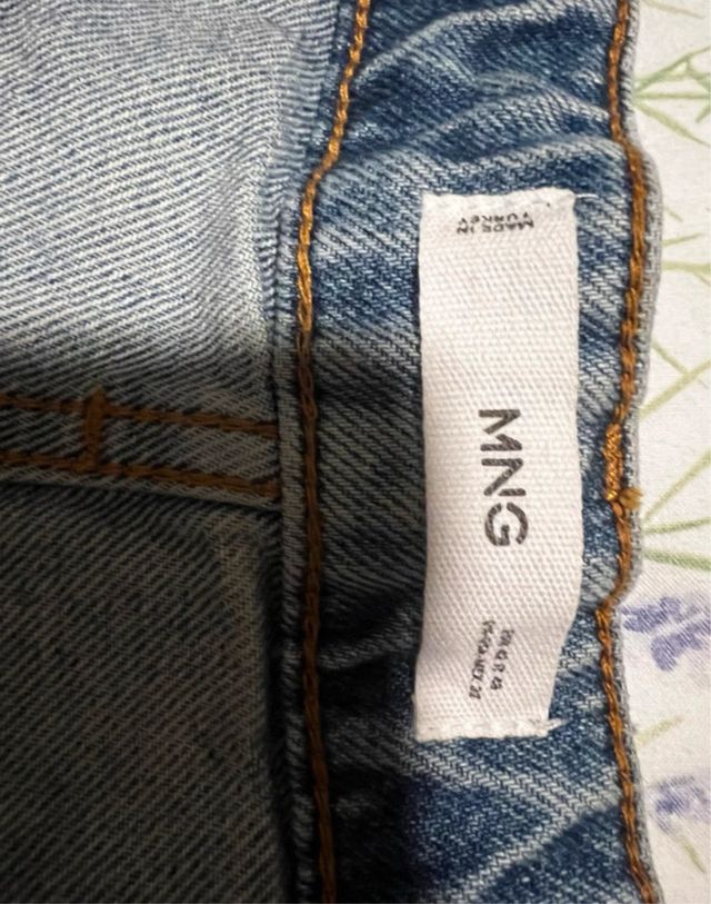 Vaqueros Mango Straight Fit Hombre Azul