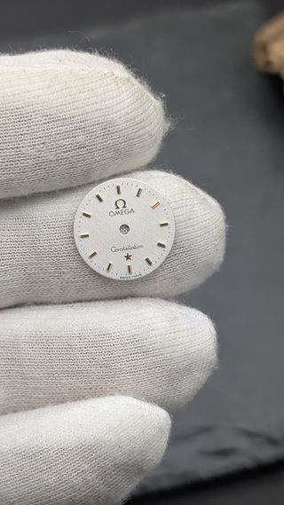 Esfera Omega Constellation Bianco en oro