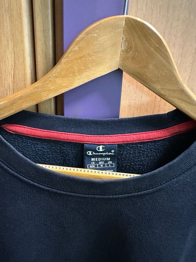 Sudadera Champion Negra Talla M