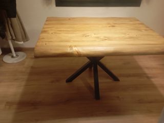 Mesa de madera a medida