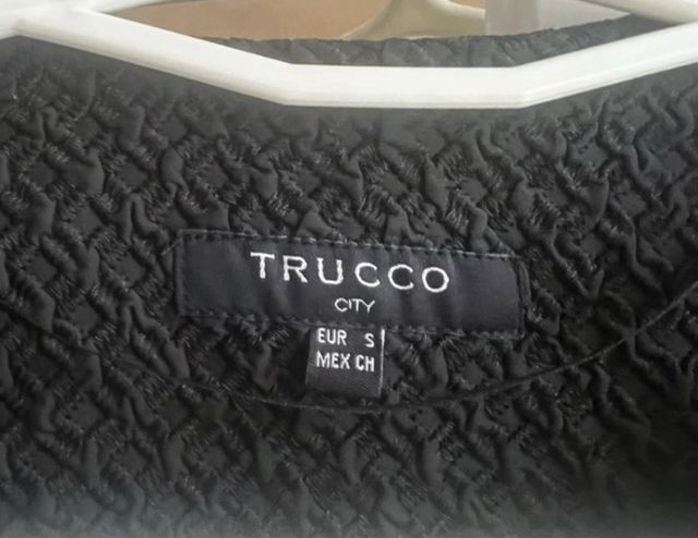 Blazer-abrigo Trucco Negro Talla S