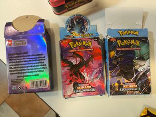 Pokemon cartas y cajas