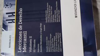 Lecciones de Derecho Mercantil Volumen II