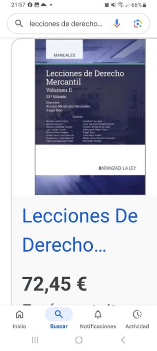 Lecciones de Derecho Mercantil Volumen II
