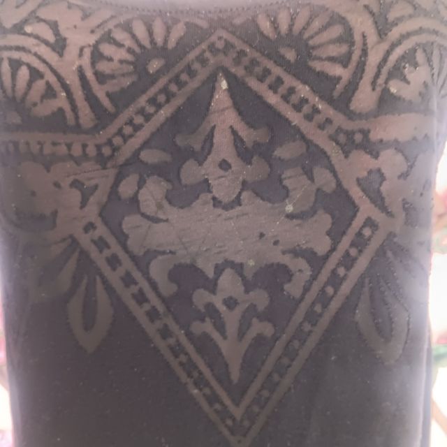 Top mujer negro con encaje