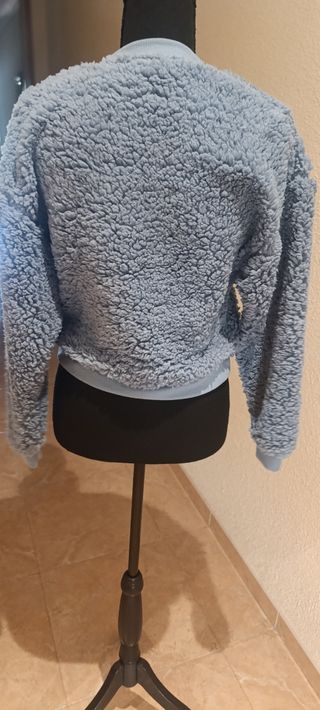 Sudadera polar azul