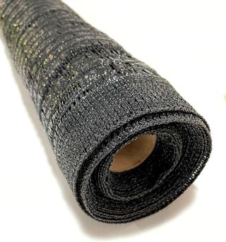 MALLA DE SOMBREO DE 2X25 MT COLOR NEGRA