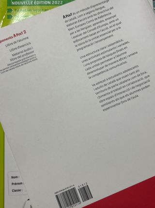 A punt. Curs de català. Llibre d'exercicis, 2 