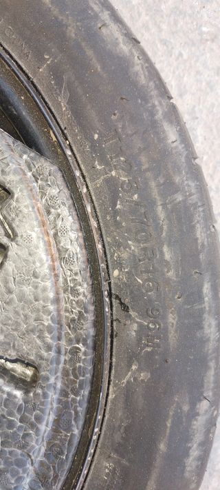 Rueda repuesto galleta Volkswagen