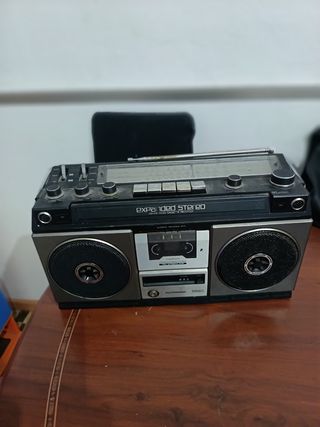 Radiocasete Schneider Negro/Plateado