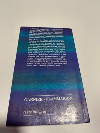 Libro Madame Bovary en francés