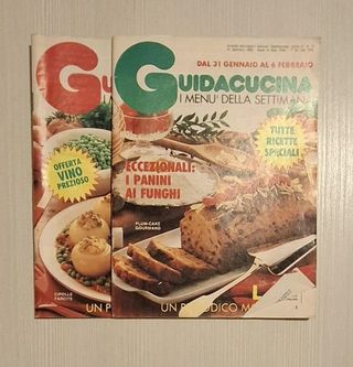 2 Riviste Guida Cucina Vintage 1983