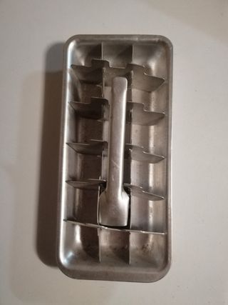 Vaschetta cubetti ghiaccio alluminio