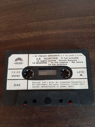 Musicassetta Franco Bergamini Le Nostre Vacanze
