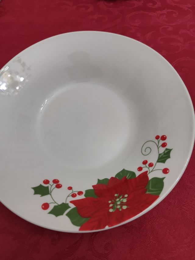 Set Servizio piatti ceramica 12 pezzi dà 6 persone