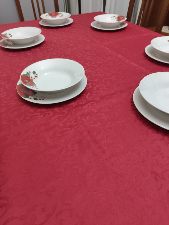 Set Servizio piatti ceramica 12 pezzi dà 6 persone