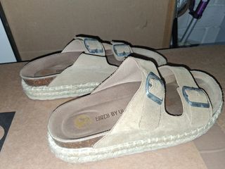 Sandalias Beige Plataforma