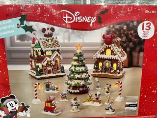Pueblo Navideño Disney 13 Piezas