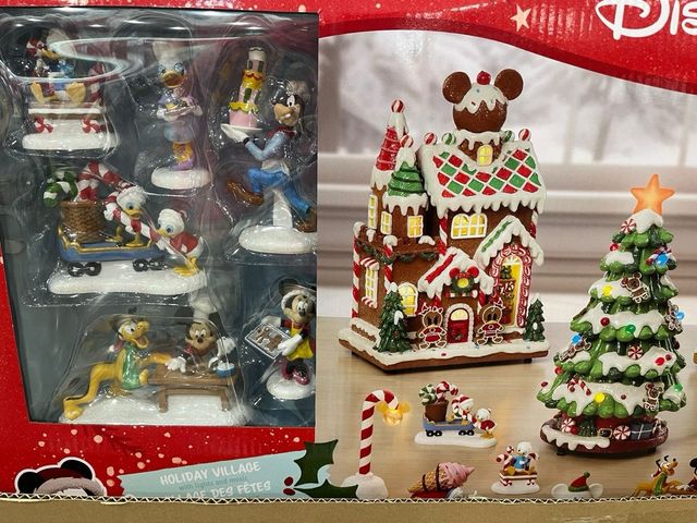 Pueblo Navideño Disney 13 Piezas