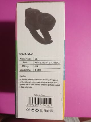 Auriculares  cascos YOB Bluetooth Blancos