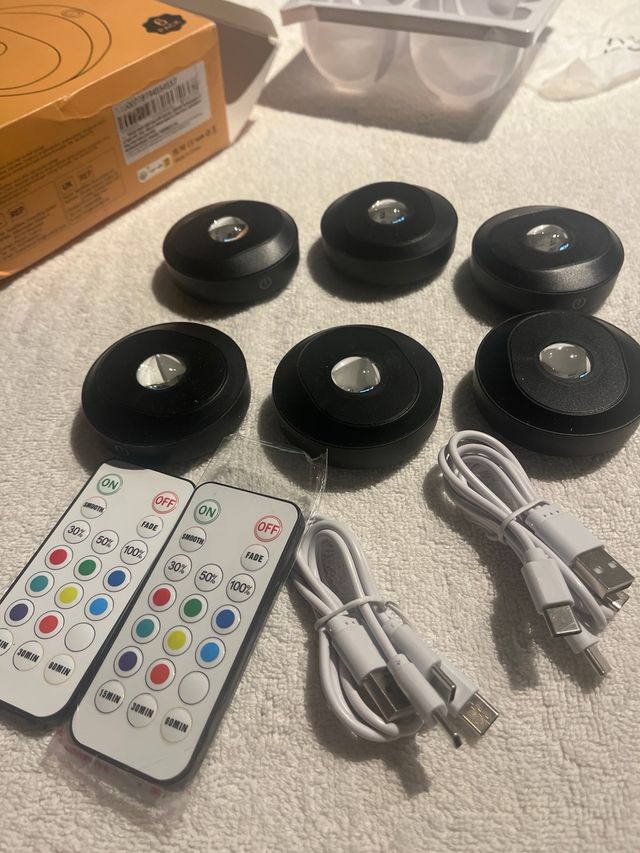 Luces LED Recargables (6 unidades)