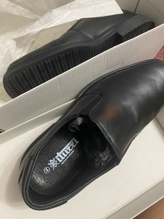 Mocasines negros Iturri talla 44 Piel
