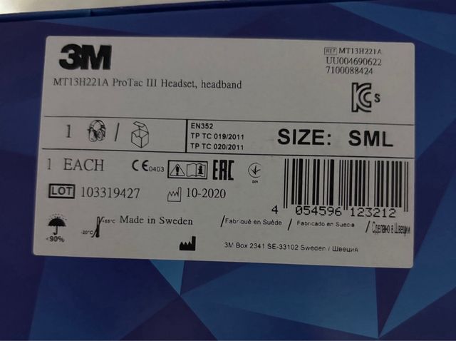 Protector Auditivo 3M PELTOR ProTac III