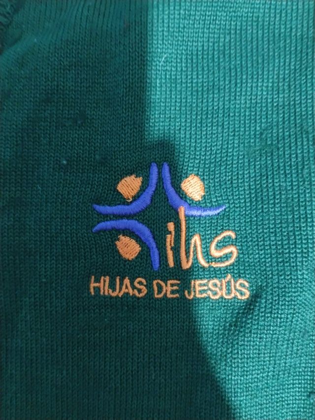 Jersey Colegio Hijas de Jesús Verde talla 10