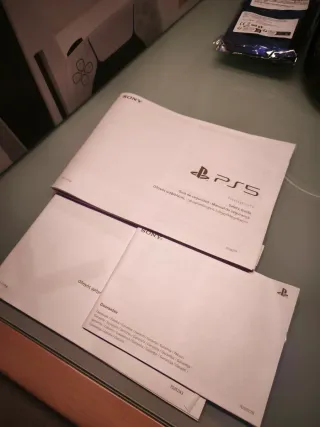 Caja vacía Play Station 5 FAT PS5 disco