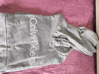 Felpa Calvin Klein Grigia Taglia L unisex