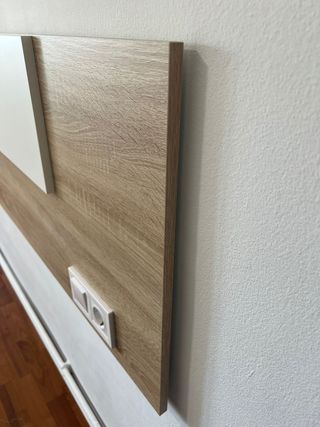 Cabecero Duehome Blanco Artik Roble Canadian