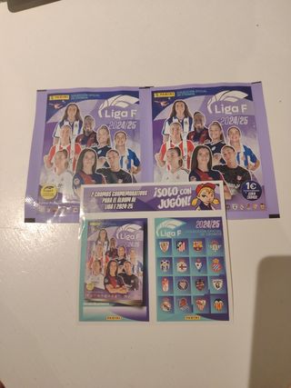 Cromos Liga F 2024/25 Panini revista jugón 214