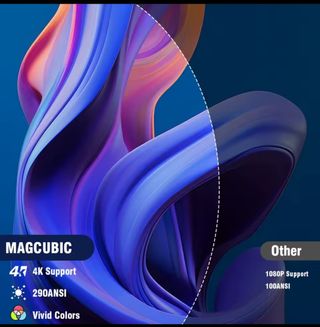 Proyector MAGCUBIC 4K Blanco