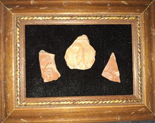 Aguila Legionaria de sigilata marron!Siglo I dc!