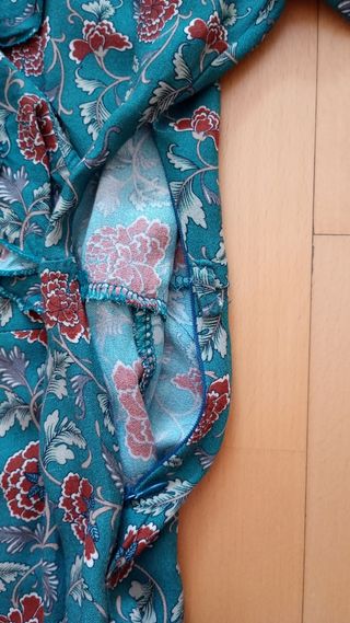 Vestido Hug&Clau verde estampado floral