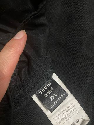 Falda negra Shein Talla 2XL
