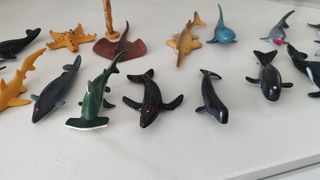 Lote figuras fauna marina