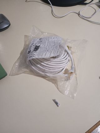 Cable Ethernet Cat 6a Blanco
