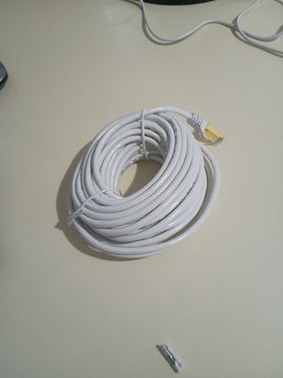 Cable Ethernet Cat 6a Blanco