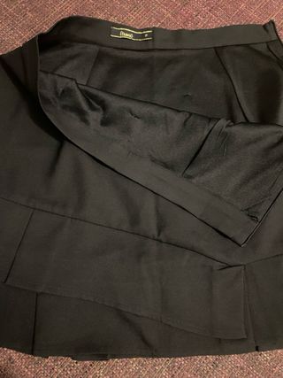 Falda negra talla S