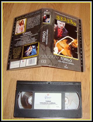 VHS PAL ►►►TORSO, VIOLENCIA CARNAL (1973)