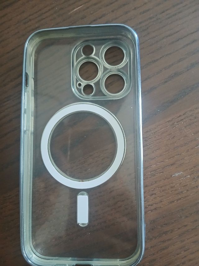 Capa Silicone MagSafe iPhone 14 Pro Transparente