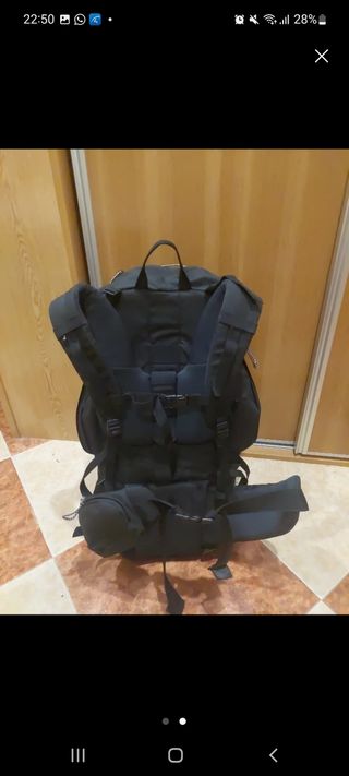 Mochila Forclaz Negra 50L